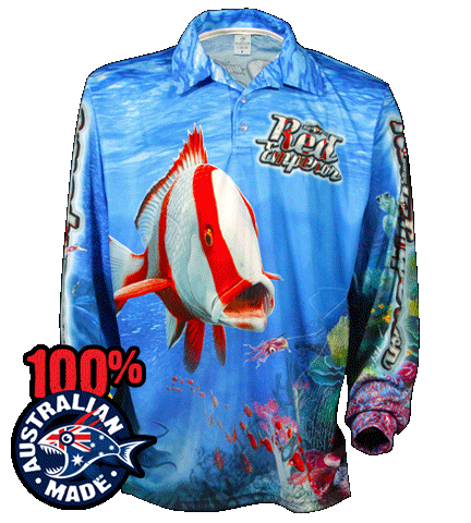 Red Emperor Fishing Jersey Youth