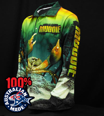 Mud Crab Clawsome Fishing Shirt - Quick Dry & UV Rated – Oz Fishing Shirts